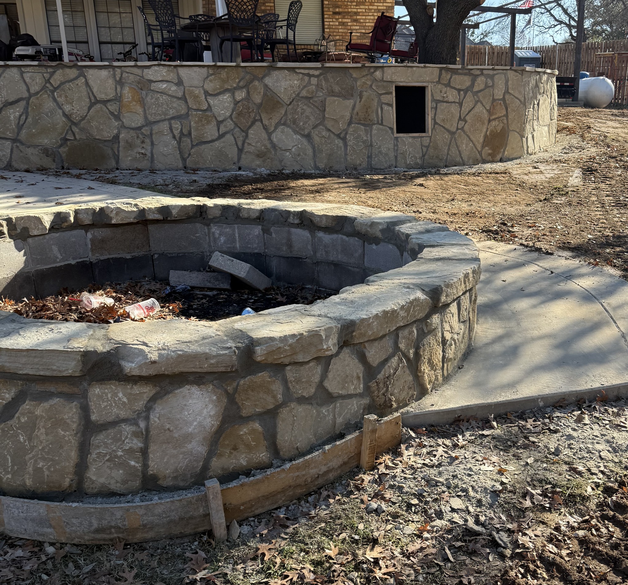 Tilt-wall panels being set on jobsite